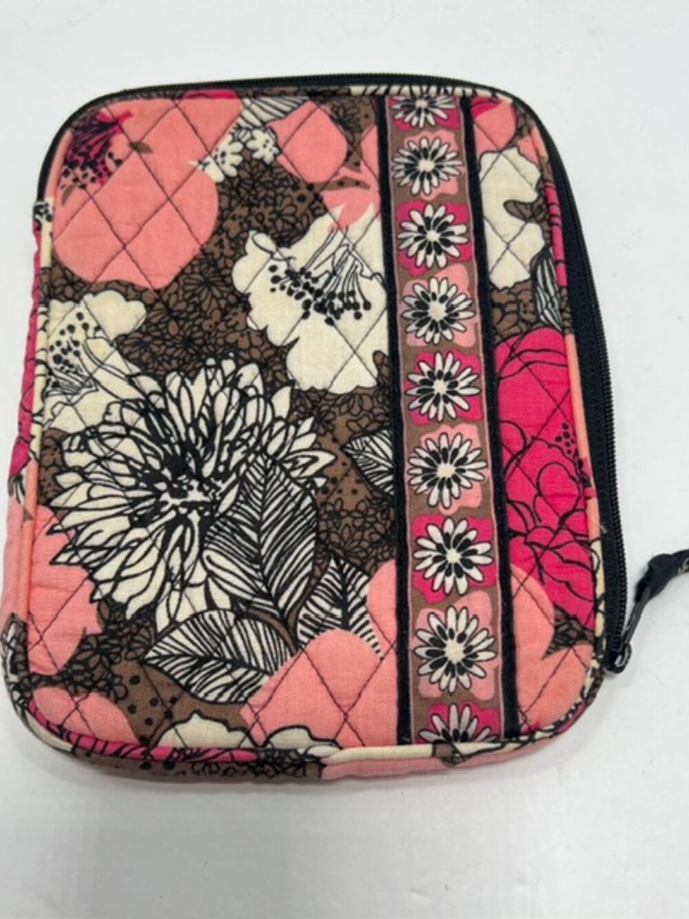 Vintage Vera Bradley Pink Island Blooms 10" Tablet Ipad E-Reader Case EUC
